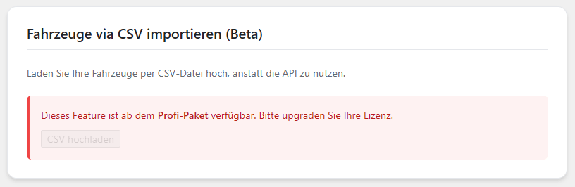 CSV Import