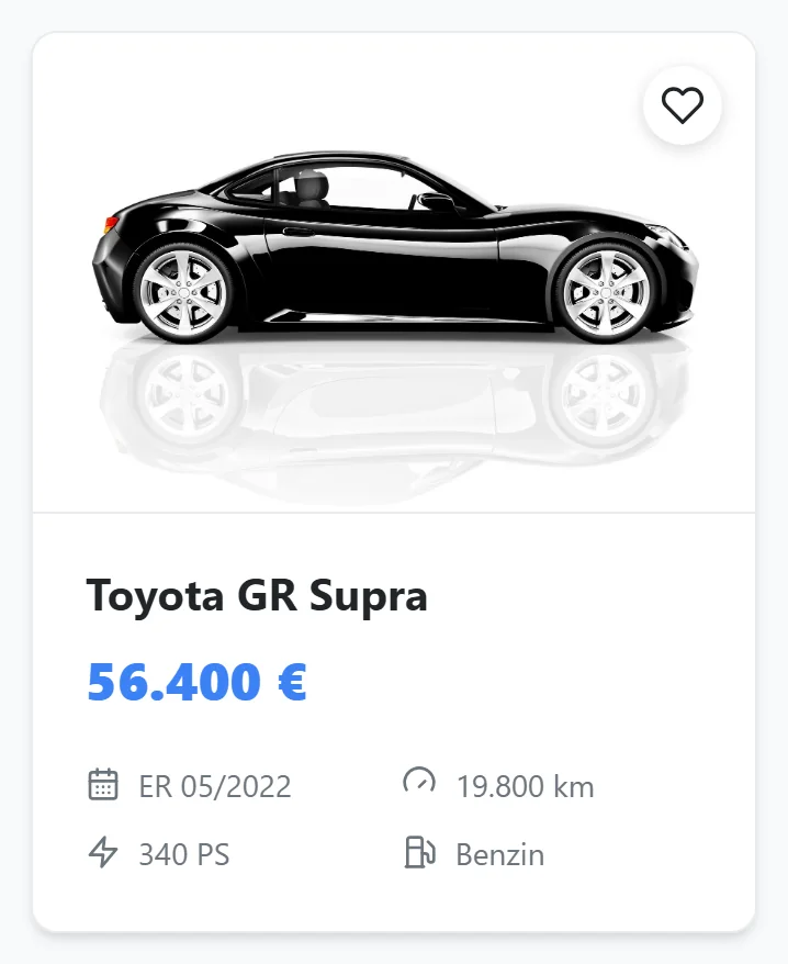 Fahrzeugkachel
