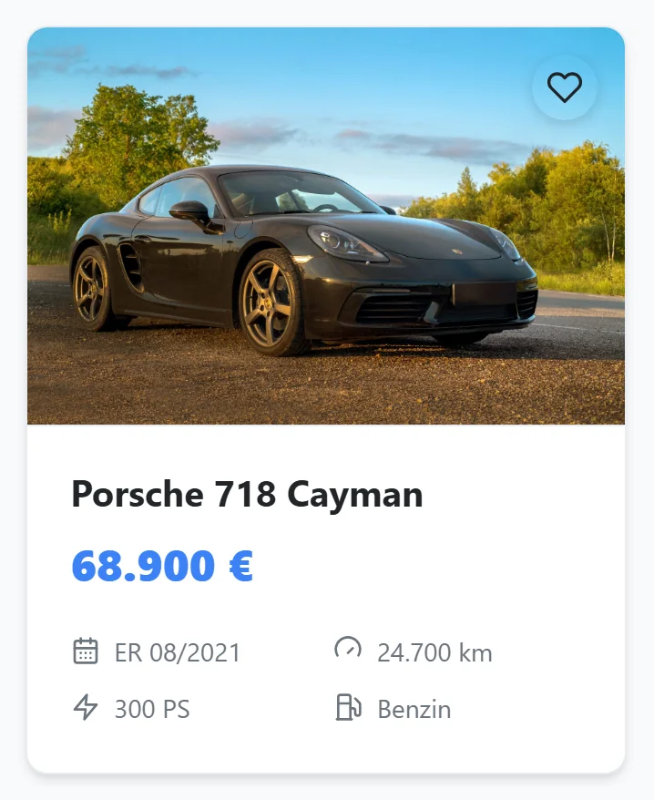 Fahrzeugkachel