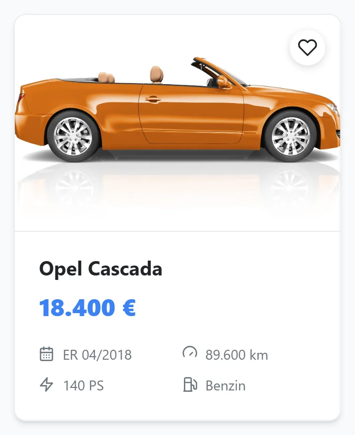 Fahrzeugkachel
