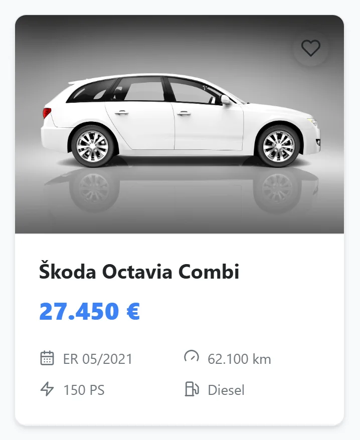 Fahrzeugkachel