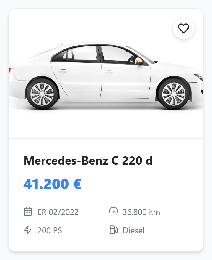 Fahrzeugkachel